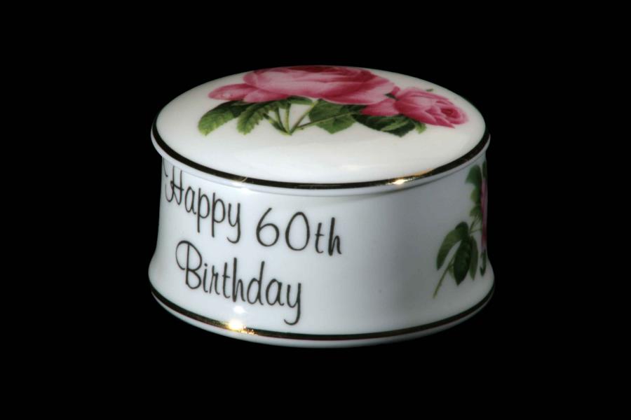 60th Birthday Trinket Box